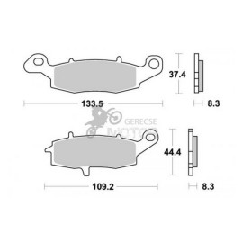 Fékbetét AP Racing LMP304 SR