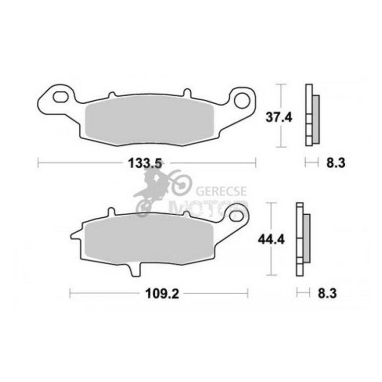 Fékbetét AP Racing LMP304 SR