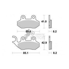Fékbetét AP Racing LMP308 ST