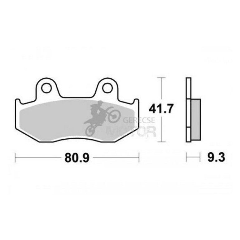 Fékbetét AP Racing LMP309 OR
