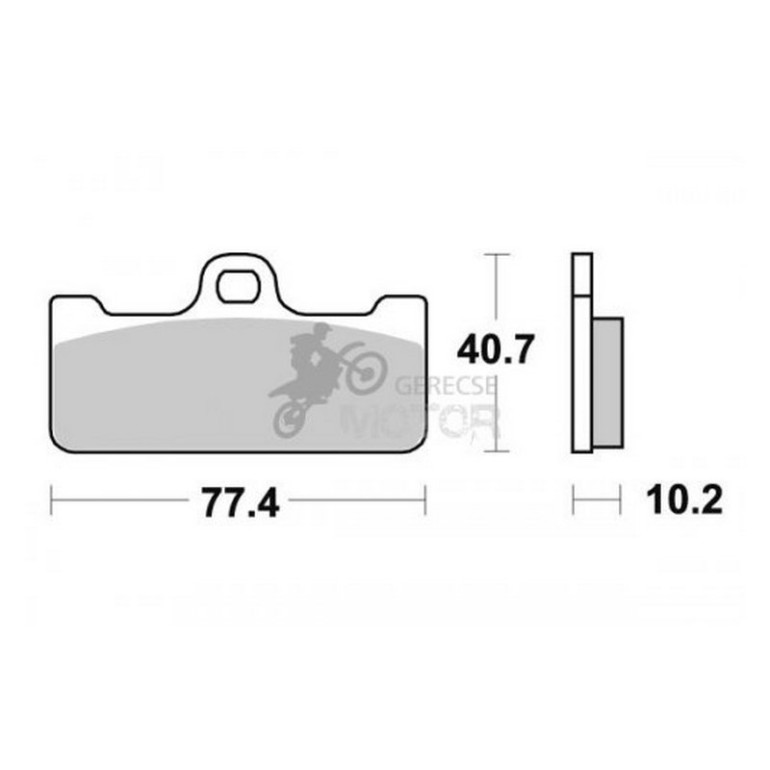 Fékbetét AP Racing LMP311 TRR