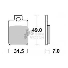 Fékbetét AP Racing LMP312 ST
