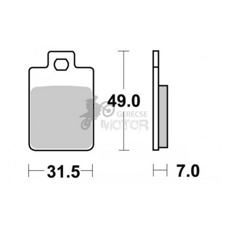 Fékbetét AP Racing LMP312 ST