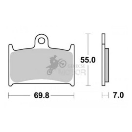 Fékbetét AP Racing LMP314 ST