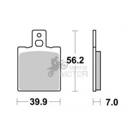Fékbetét AP Racing LMP318 OR