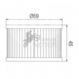 Olajszűrő HIFLOFILTRO HF111