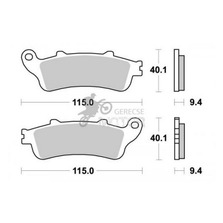 Fékbetét AP Racing LMP322 SM