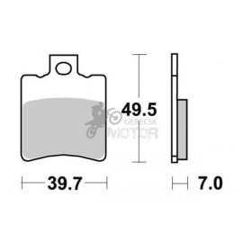 Fékbetét AP Racing LMP325 ST