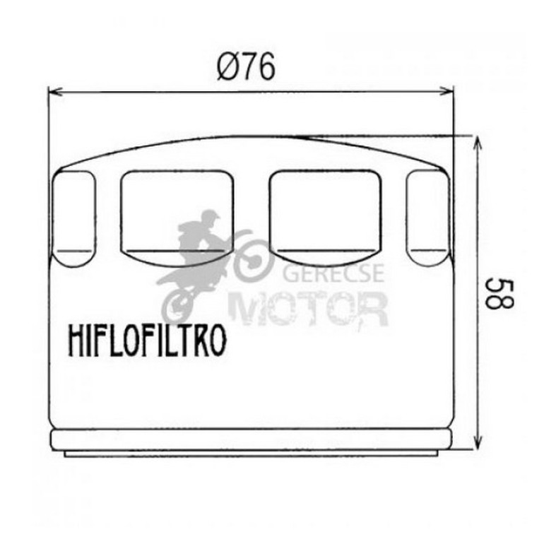 Olajszűrő HIFLOFILTRO HF565