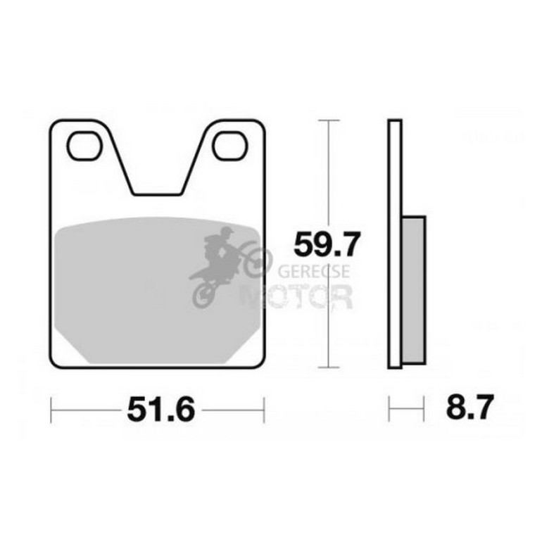 Fékbetét AP Racing LMP333 SR