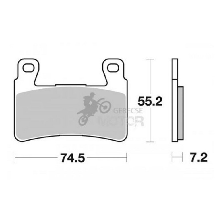 Fékbetét AP Racing LMP334 CRR
