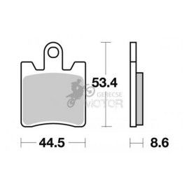 Fékbetét AP Racing LMP340 ST
