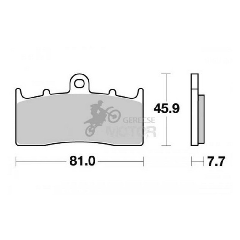 Fékbetét AP Racing LMP343 ST