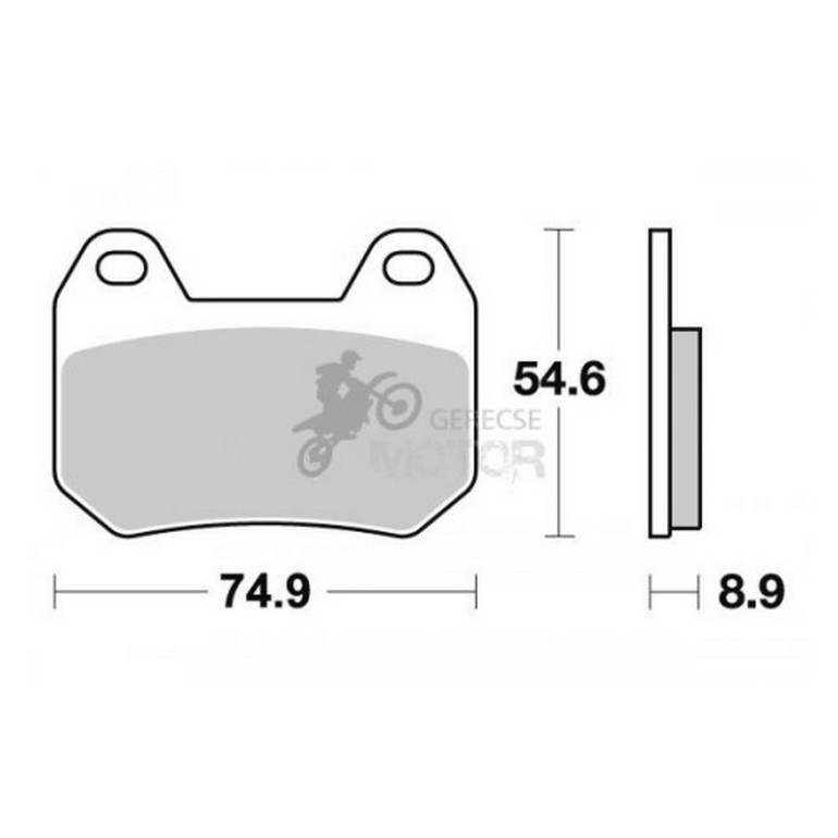 Fékbetét AP Racing LMP346 ST