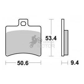 Fékbetét AP Racing LMP347 ST