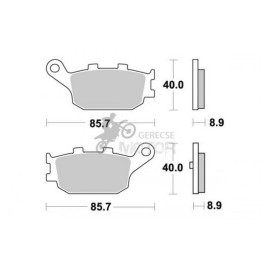 Fékbetét AP Racing LMP353 SM
