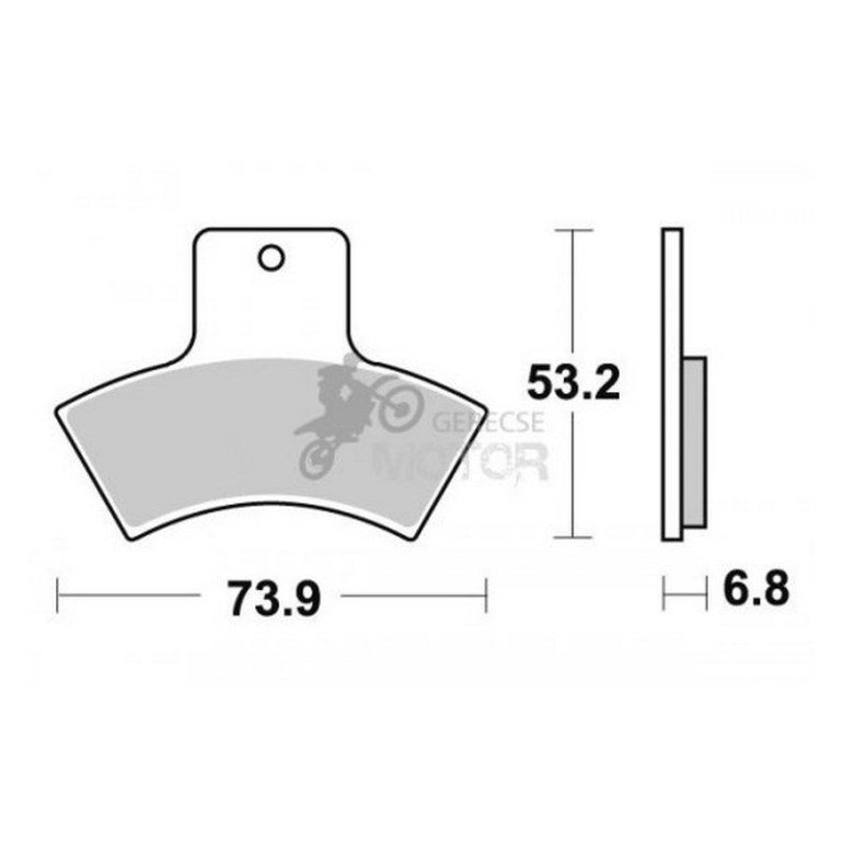 Fékbetét AP Racing LMP355 AOR