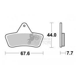 Fékbetét AP Racing LMP358 AOR
