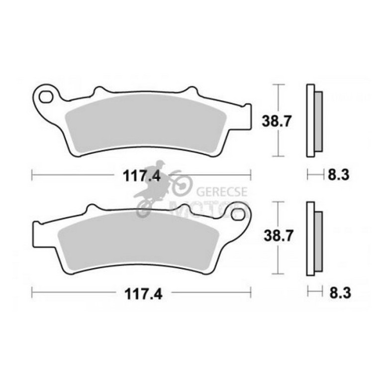 Fékbetét AP Racing LMP361 ST