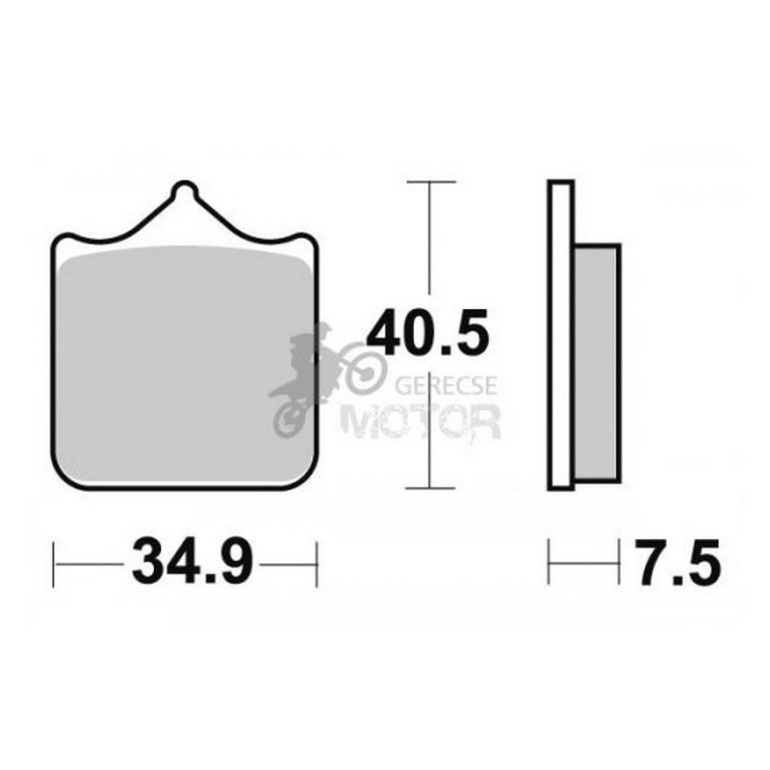 Fékbetét AP Racing LMP362 SF