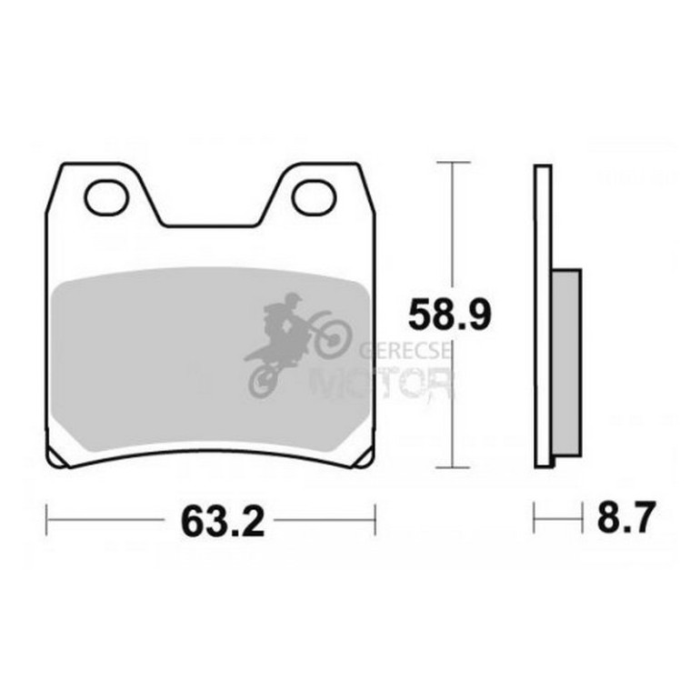 Fékbetét AP Racing LMP370 ST