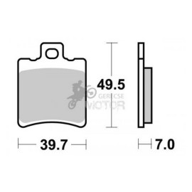 Fékbetét AP Racing LMP371 SF