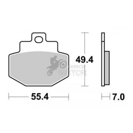 Fékbetét AP Racing LMP372 ST