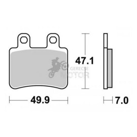 Fékbetét AP Racing LMP373 ST