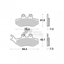 Fékbetét AP Racing LMP374 ST