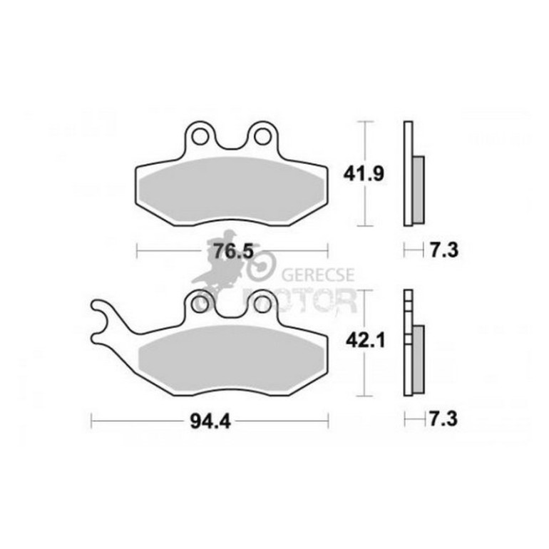 Fékbetét AP Racing LMP374 ST