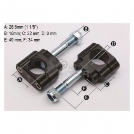 Kormányátalakító adapter 28.6mm Renthal