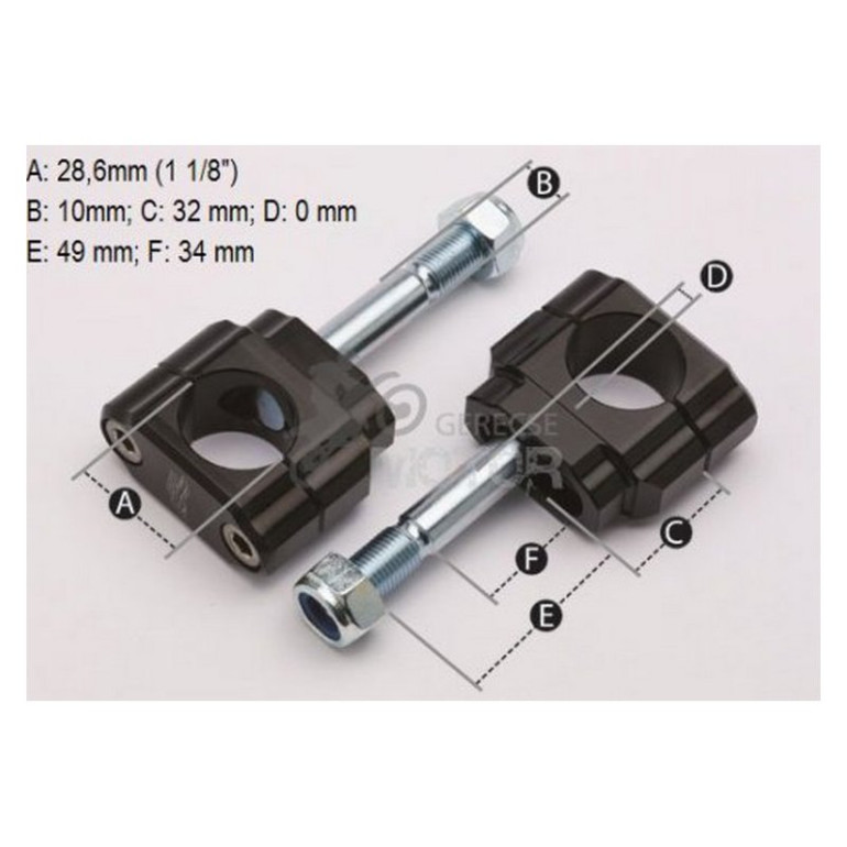 Kormányátalakító adapter 28.6mm Renthal