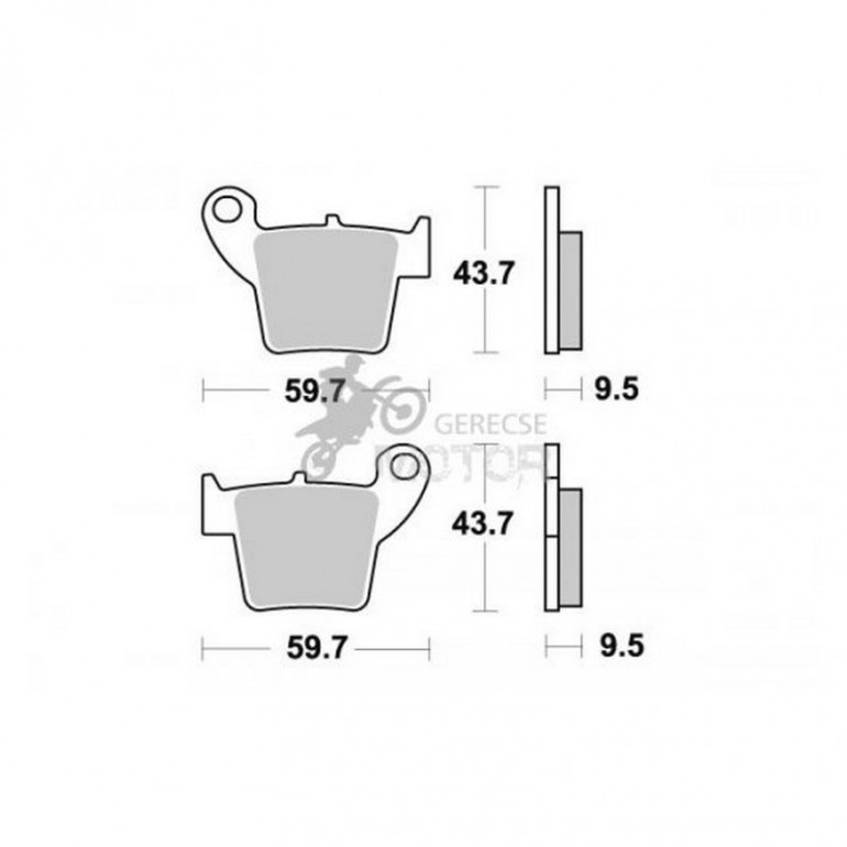 Fékbetét AP Racing LMP377 OR
