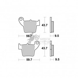 Fékbetét AP Racing LMP377 ORR