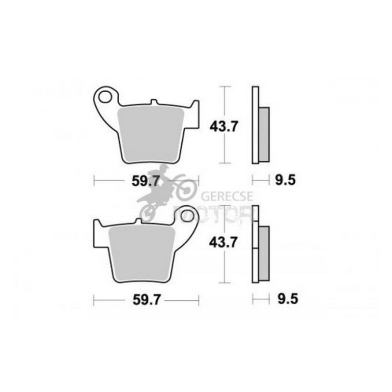 Fékbetét AP Racing LMP377 ORR