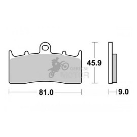 Fékbetét AP Racing LMP378 SF