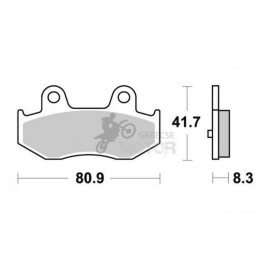Fékbetét AP Racing LMP381 SM