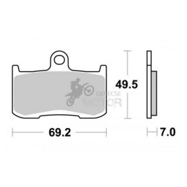Fékbetét AP Racing LMP382 ST