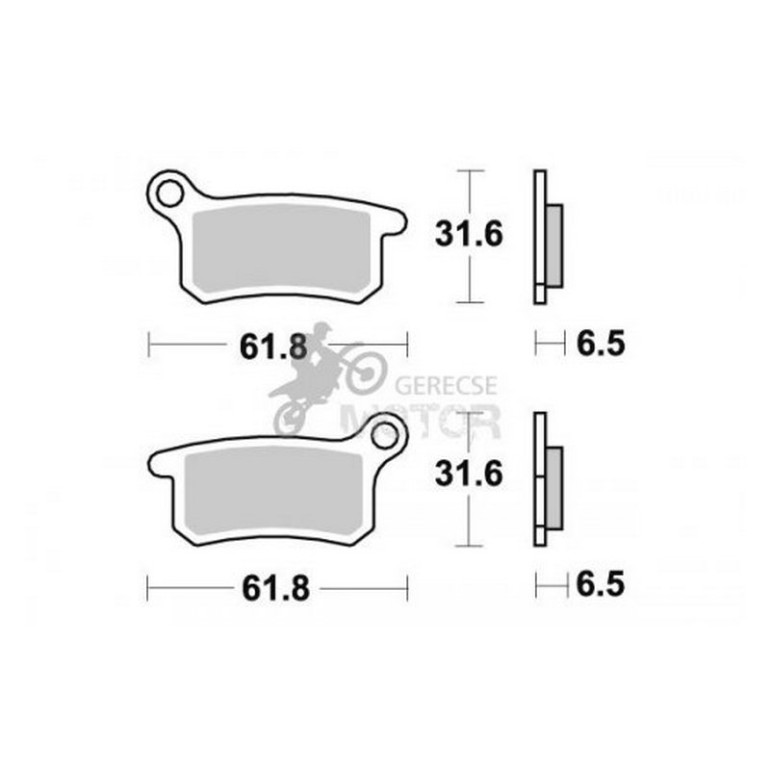 Fékbetét AP Racing LMP383 OR