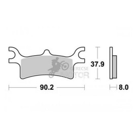 Fékbetét AP Racing LMP387 AOR