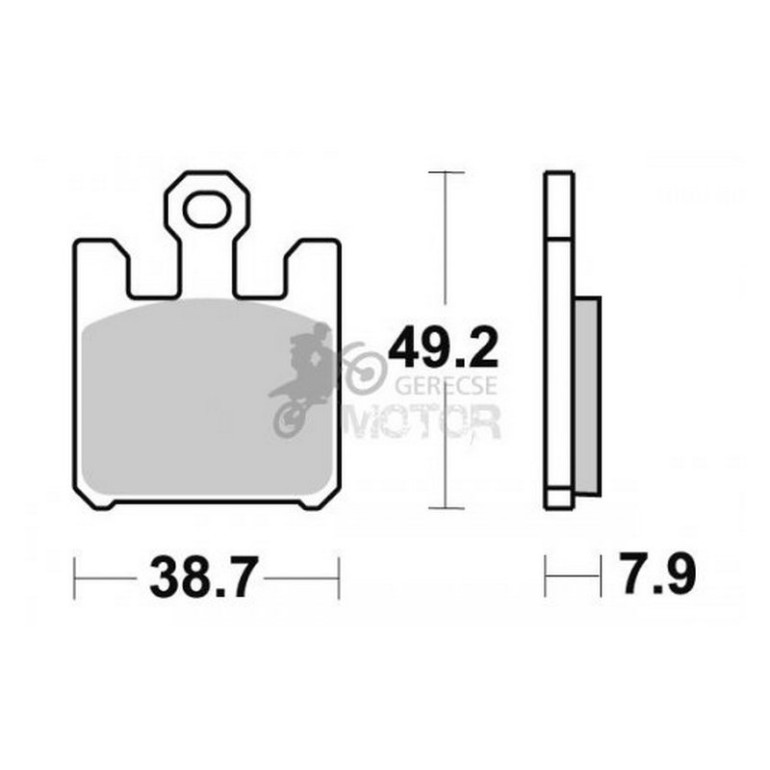 Fékbetét AP Racing LMP388 SF