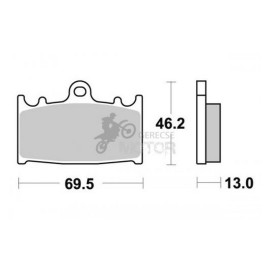 Fékbetét AP Racing LMP389 SR