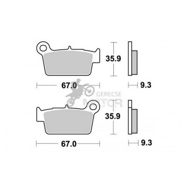 Fékbetét AP Racing LMP390 SR