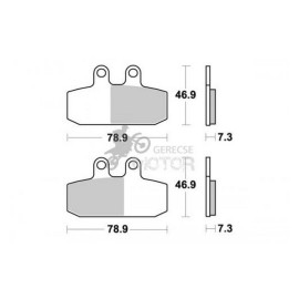Fékbetét AP Racing LMP393 SM