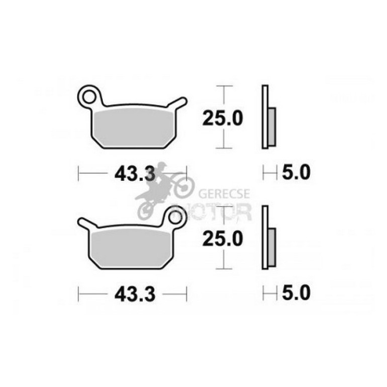 Fékbetét AP Racing LMP394 OR