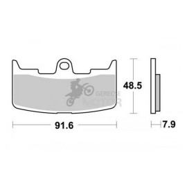 Fékbetét AP Racing LMP395 SF