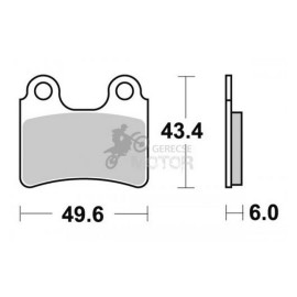 Fékbetét AP Racing LMP402 ST