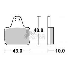 Fékbetét AP Racing LMP405 CRR
