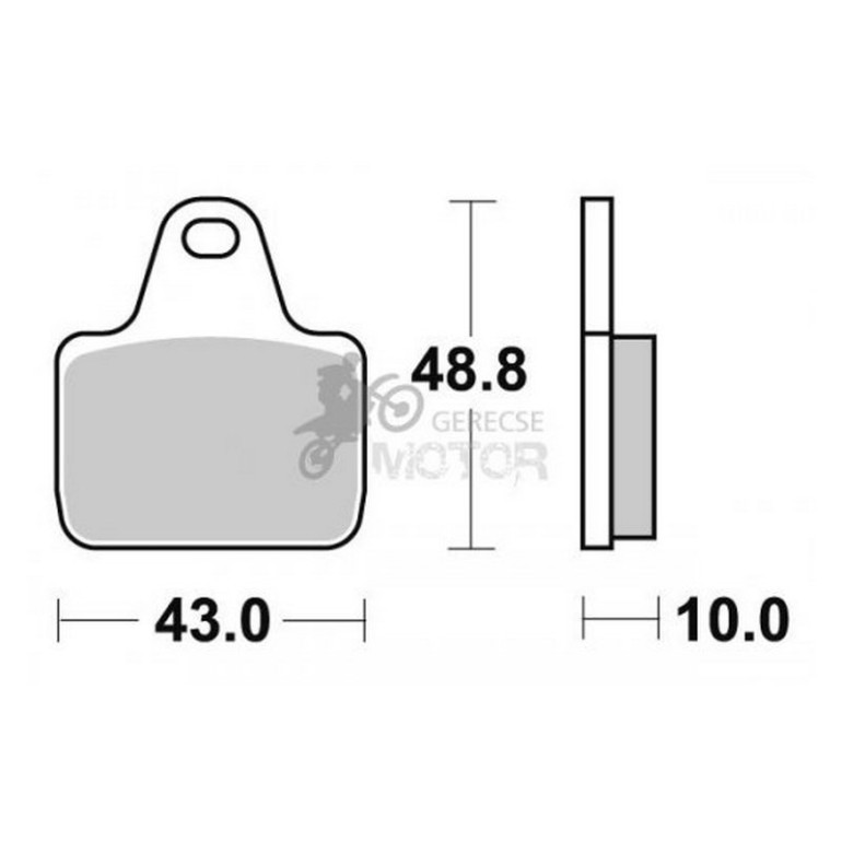Fékbetét AP Racing LMP405 CRR