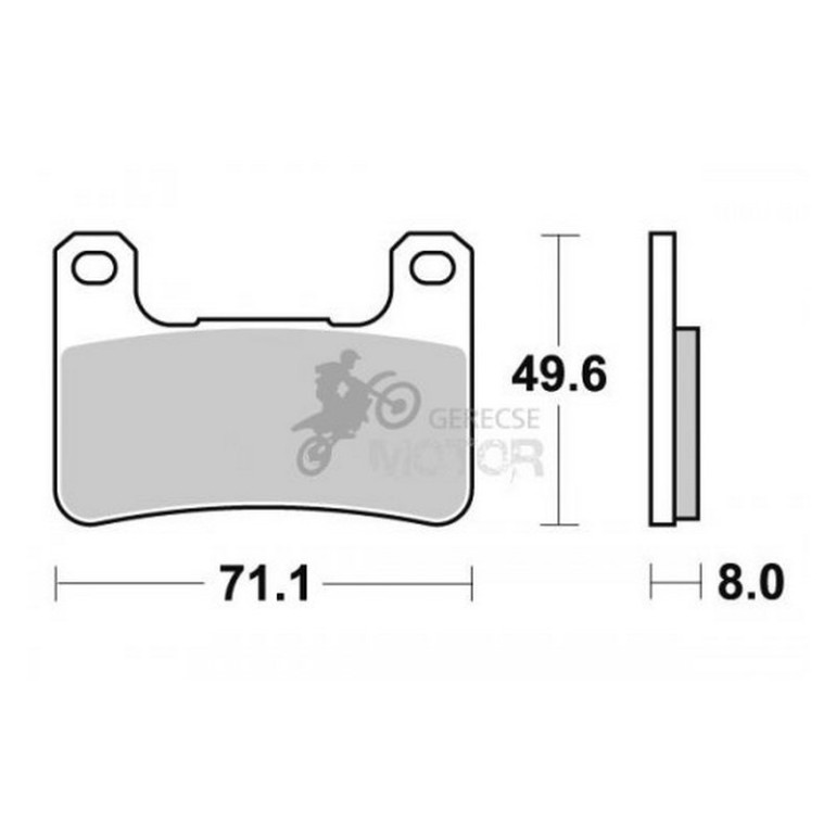 Fékbetét AP Racing LMP406 SRR
